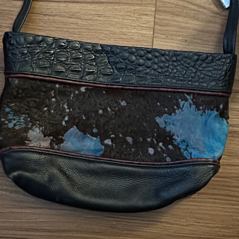 Stylish Black and Blue Women's Bag